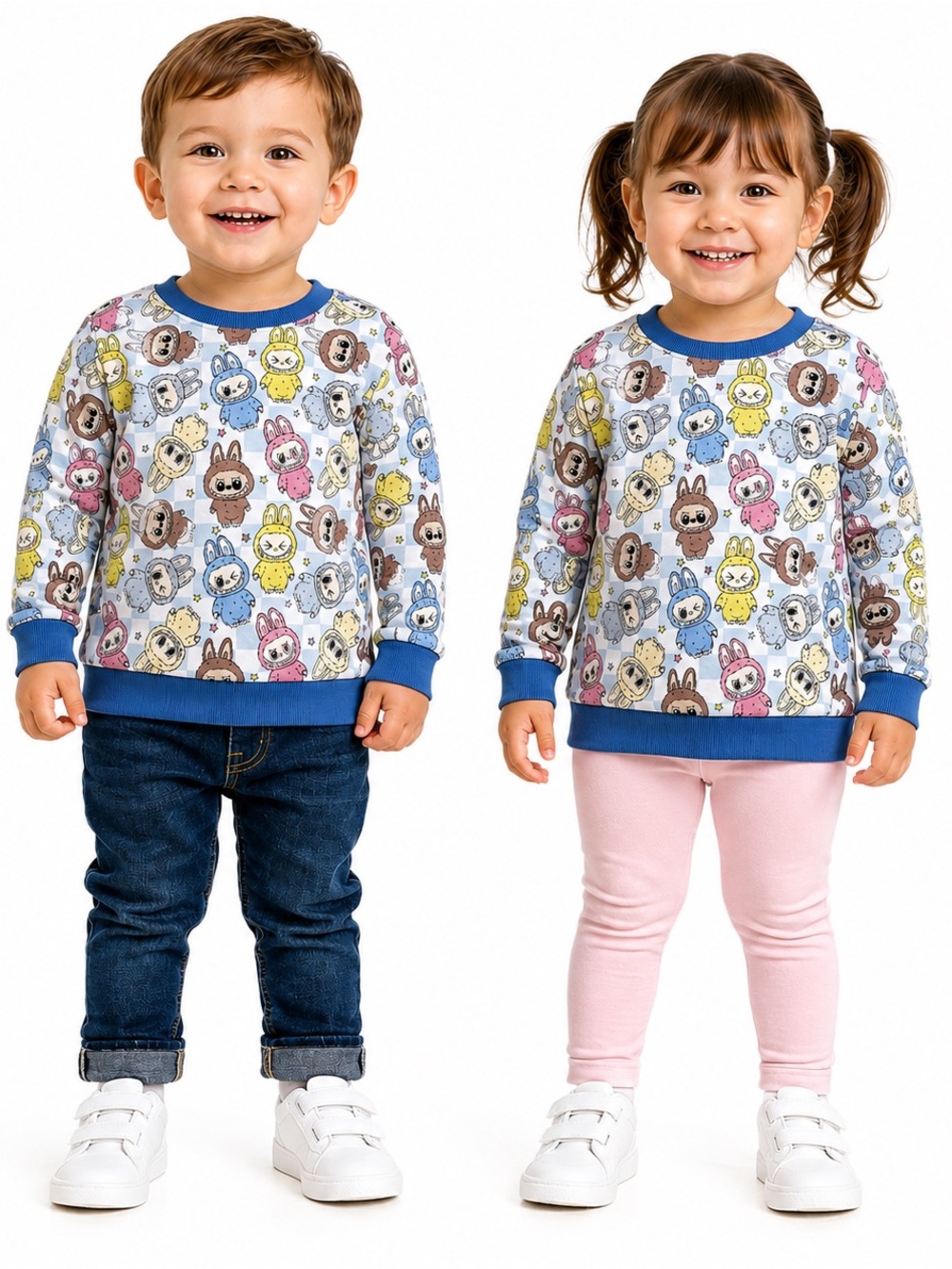 Little Britches Boutique Labubu Toddler Bamboo‎ Sweatshirt Size 2T Limited NEW
